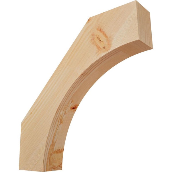 3 1/2"W x 18"D x 18"H Westlake Smooth Knee Brace, Douglas Fir