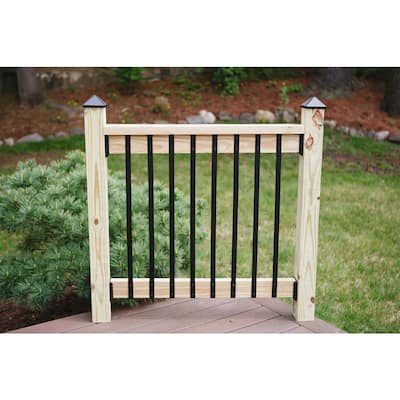 Black - Balusters & Spindles - Deck Railings - The Home Depot