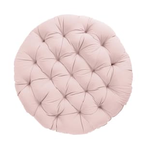 44 in. x 44 in. x 4 in. Indoor Papasan Cushion in Blush Pink