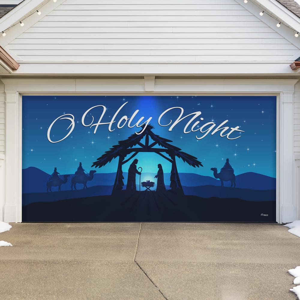 Reviews for My Door Decor 7 ft. x 16 ft. Nativity Scene O' Holy Night