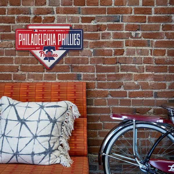 Philadelphia Phillies Wood Pennant Sign, Red, Size NA, Rally House