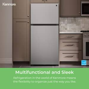 30 in. Wide 18.1 cu. ft. Top Freezer Refrigerator in Fingerprint Resistant Stainless Steel with Installed Icemaker