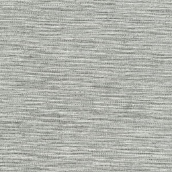 Warner San Paulo Grey Horizontal Weave Grey Wallpaper Sample