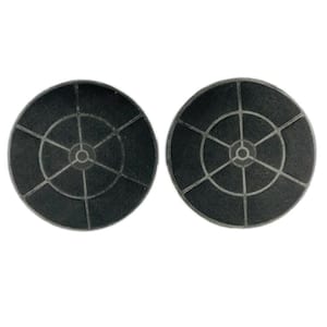 Charcoal Filter Replacement for 500 CFM Under Cabinet and Glass Kitchen Range Hood (2-pack)