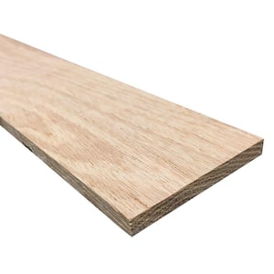1/4 in. x 3 in. x 4 ft. S4S Oak Board