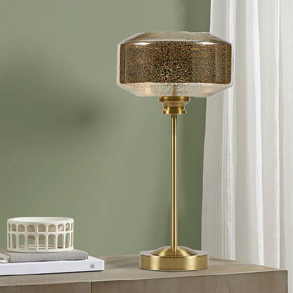 INK+IVY Lumivive 17 in. Gold Mercury Glass Table Lamp 5DS153 INK+IVY Lumivive 17 in. Gold Mercury Glass Table Lamp 5DS153