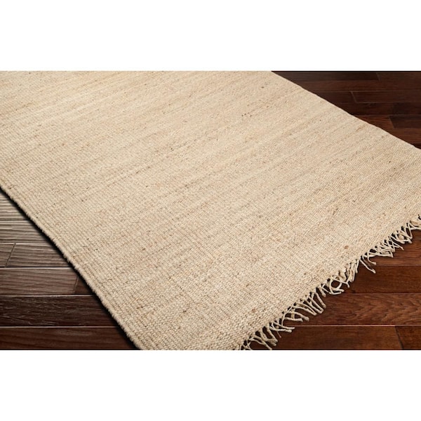 Wisner Cream Solid 3 ft. x 8 ft. Indoor Runner Area Rug