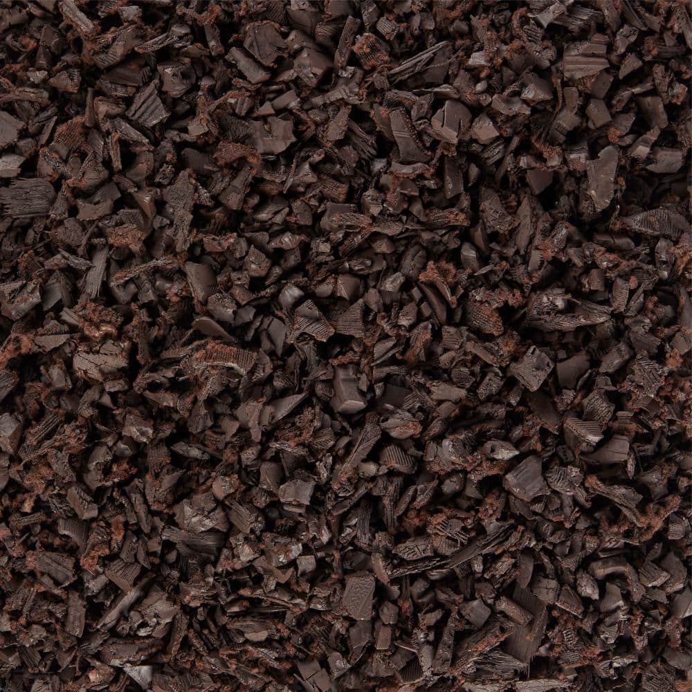 Mocha Brown Recycled Rubber Mulch Nuggets, 37.5 Cu Ft Pallet