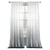 Pro Space Gradient Voile Semi Sheer Curtains with Grommet Top, 52 in. W x 84  in. L, Gray and White gradient, (1 Panel) SC5284GW - The Home Depot