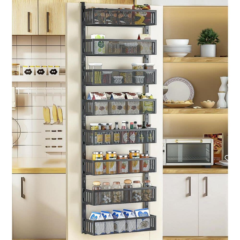 home depot hang over cabinet door spice rack
