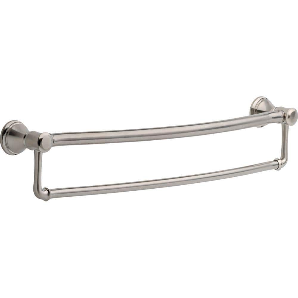 Maximilien DTC322419BB 24-Inch Wall Mount 3-Bar Towel Rack, Brushed Brass