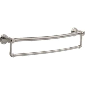 Decor Assist Traditional 24 in. Towel Bar with Assist Bar in Stainless