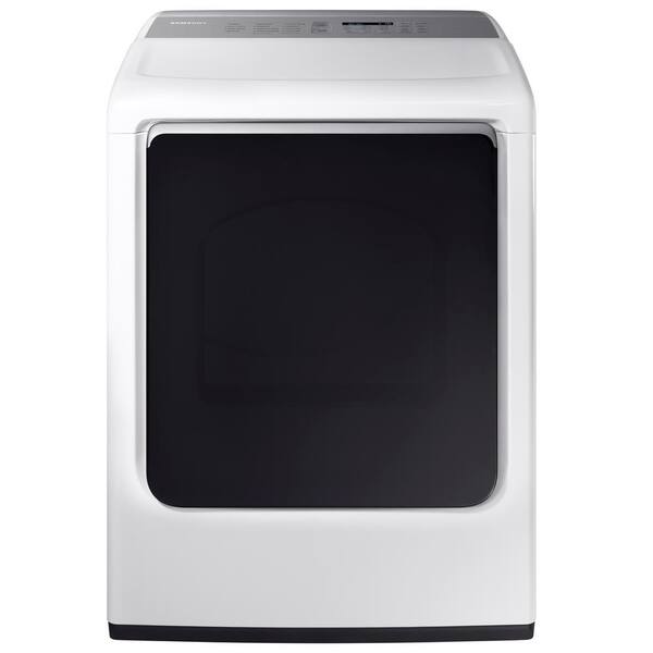 Samsung 7.4 cu. ft. Gas Dryer with Steam in White, ENERGY STAR