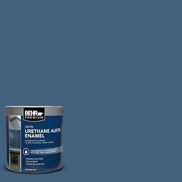 1 qt. #M510-6 Tidal Satin Enamel Urethane Alkyd Interior/Exterior Paint