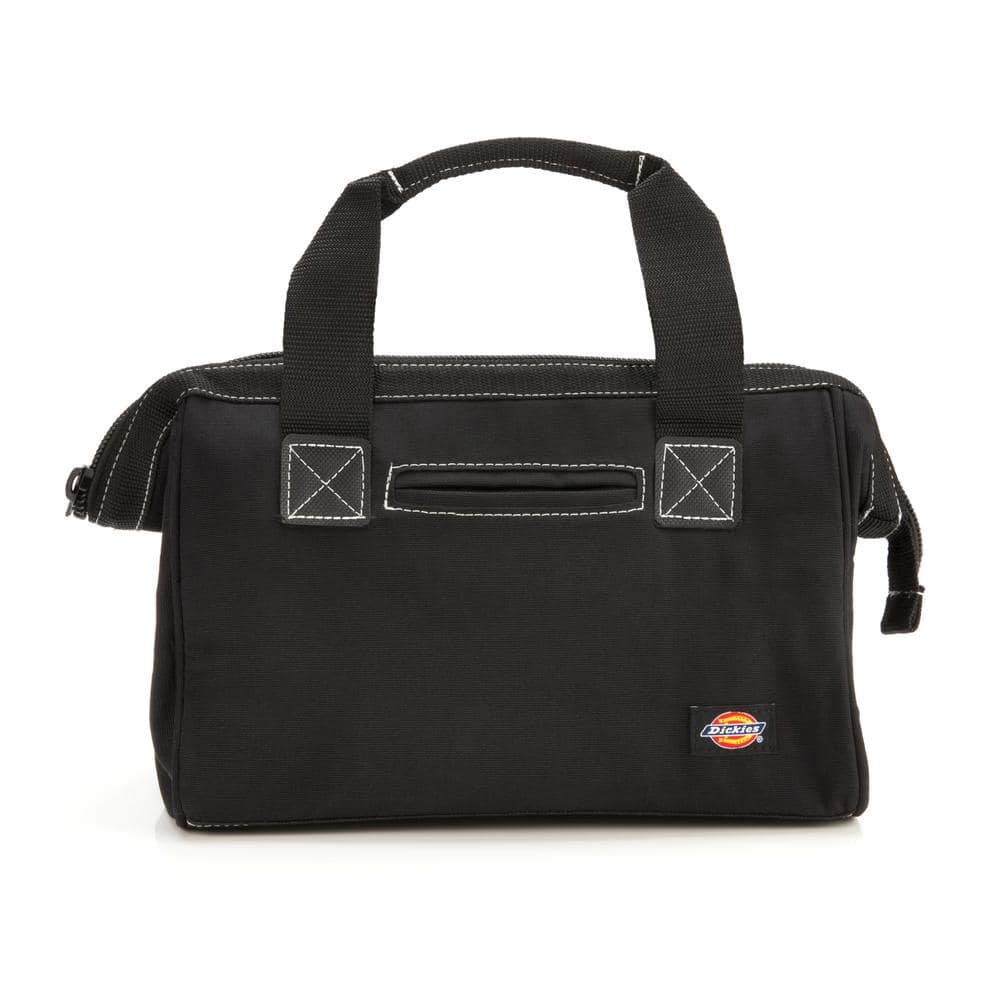Dickies 12 in. Soft Sided Construction Work Tool Bag in Black 57084