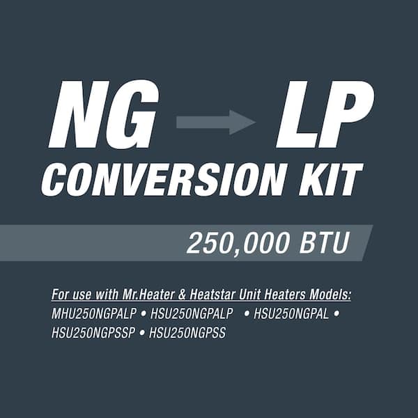 250,000 BTU NG to LP Conversion Kit