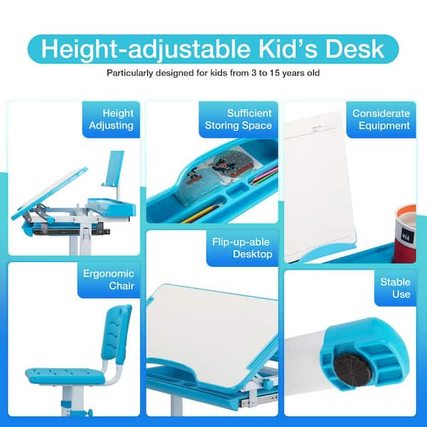 Height of store kids desk