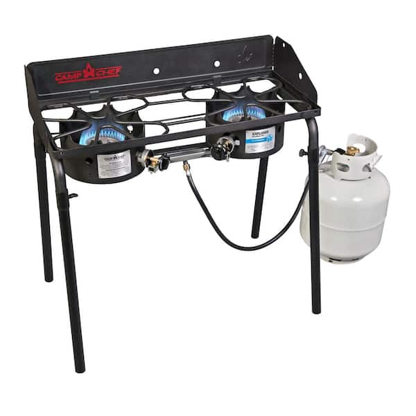 Camp Chef Explorer 2-Burner Propane Gas Grill in Black