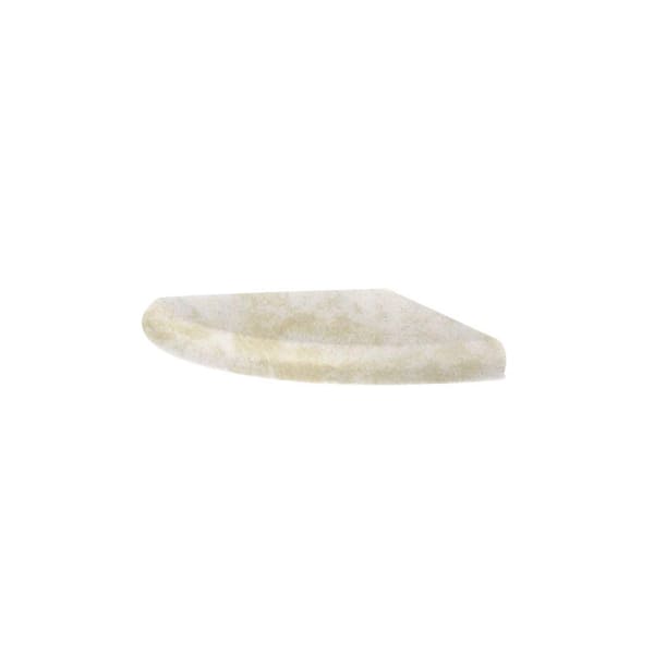 Swanstone Wall Mounted Corner Soap Dish in Cloud White