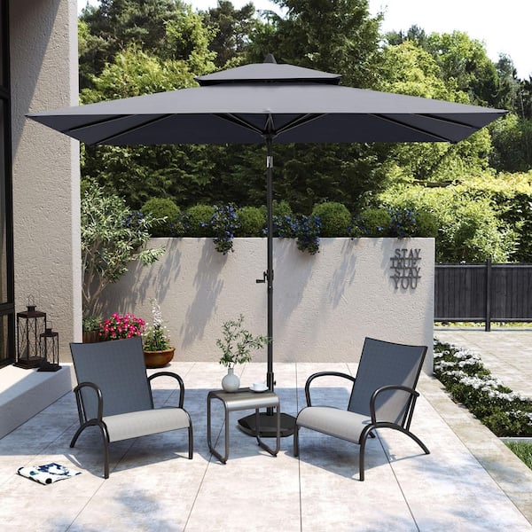 blue floral patio umbrella The Patio Umbrella