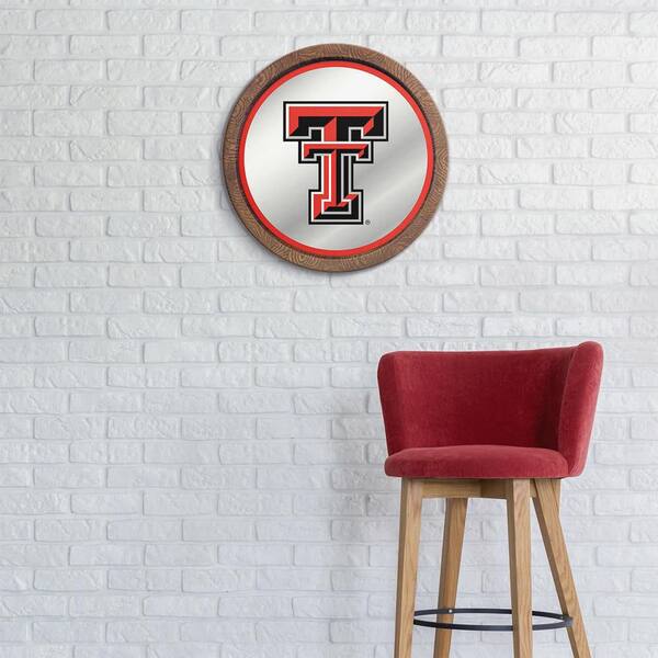 Texas Tech Red Raiders Double T Square Badge Reel Holder – Red