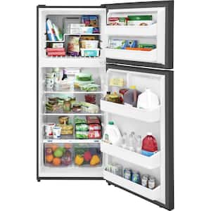 17.6 cu. ft. Top Freezer Refrigerator in Brushed Steel, ENERGY STAR