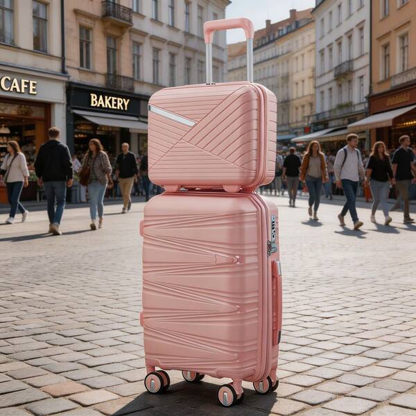 LIVACA 4-Piece Lightweight Polypropylene Hard Shell Expandable TSA