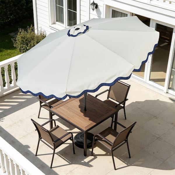 1.7 lb. patio umbrella base Outsunny Patio Umbrella Base, Heavy Duty Umbrella Base with Cover, 176 lbs Sand Filled for 1.9" Poles