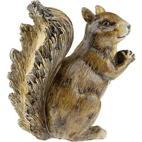 Cubilan Squirrel Garden Statue Outdoor Decor, Resin Figurine