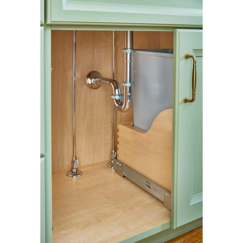 Wood Pullout Trash/Waste Container w/ Soft-Close price history on PriceWatchPro