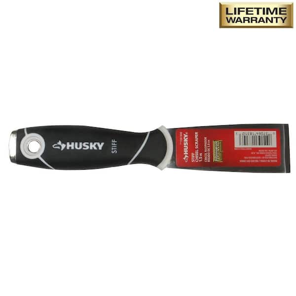 Husky 6 in. Stainless Steel Serrated Fixed Blade Knife with Sheath 58485 -  The Home Depot