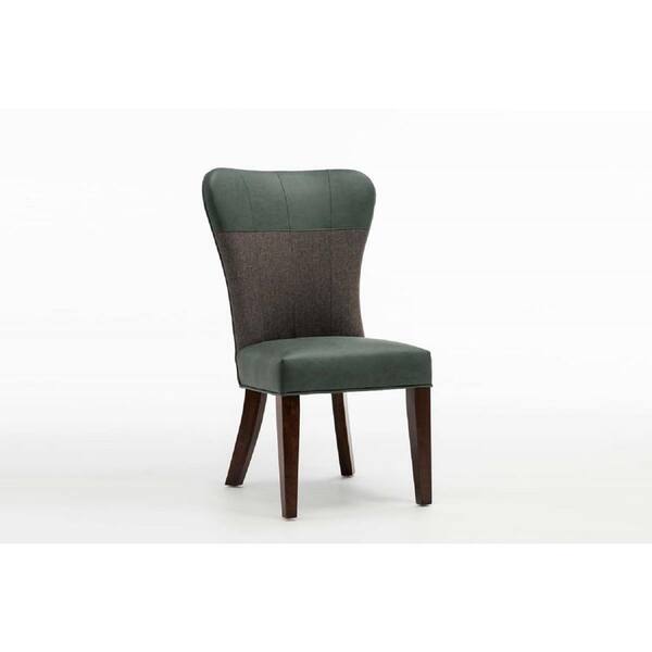 Boraam Bolton Dining Chairs, Set of 2 - Green/Gray