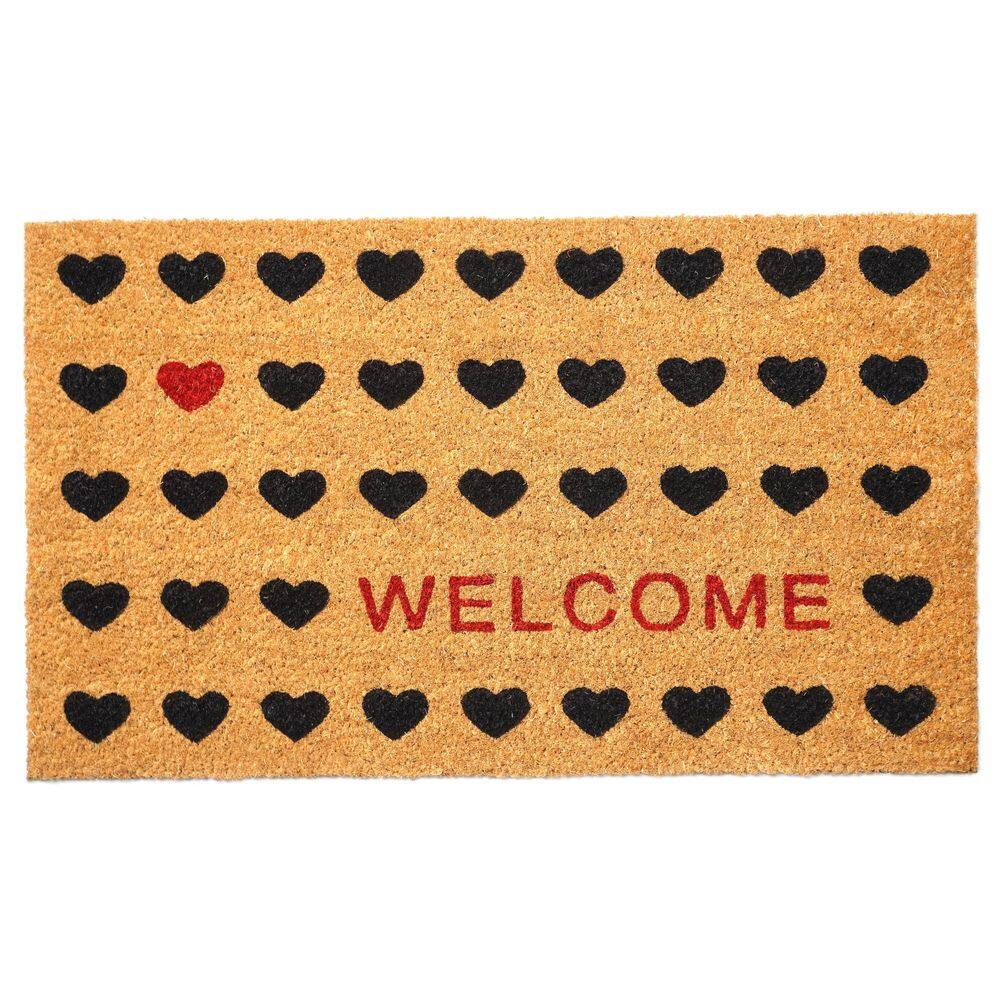 "Heart Welcome Doormat 24"" x 36""" price history on PriceWatchPro