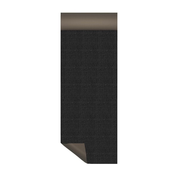 Custom Lengths, Heavy-Duty, Non-Slip, All-Weather,and Stain-Resistant Black Hobnails 2 ft. x 37 ft. Utility Runner