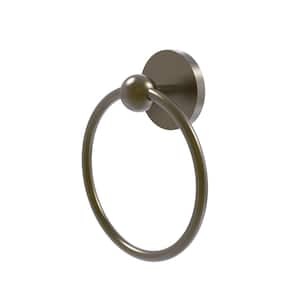 Skyline Collection Towel Ring in Antique Brass