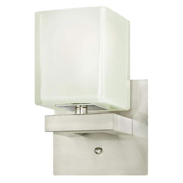 Westinghouse Nyle 1-Light Brushed Nickel Wall Mount Sconce