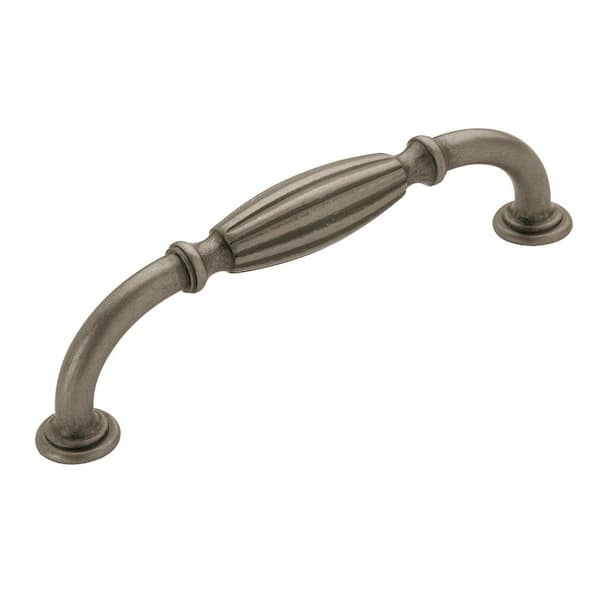 Amerock Blythe 5-1/16 in (128 mm) Center-to-Center Weathered Nickel Drawer Pull