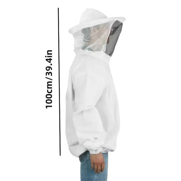 Bees & Co U73 Natural Cotton Beekeeper Suit with Round Veil