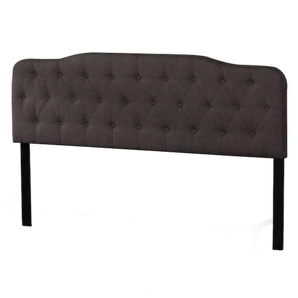 Hillsdale Furniture Nicole Gray Stone King Headboard Upholstered