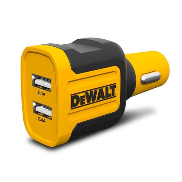 DEWALT 24-Watt 2-Port Mobile USB Charger