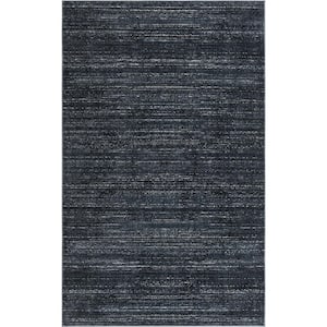 Uptown Collection Madison Avenue Navy Blue 5' 0 x 8' 0 Area Rug