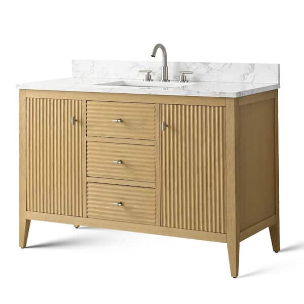 Vanity Art 48 in. W x 22 in D x 38 in. H Single Sink Linear