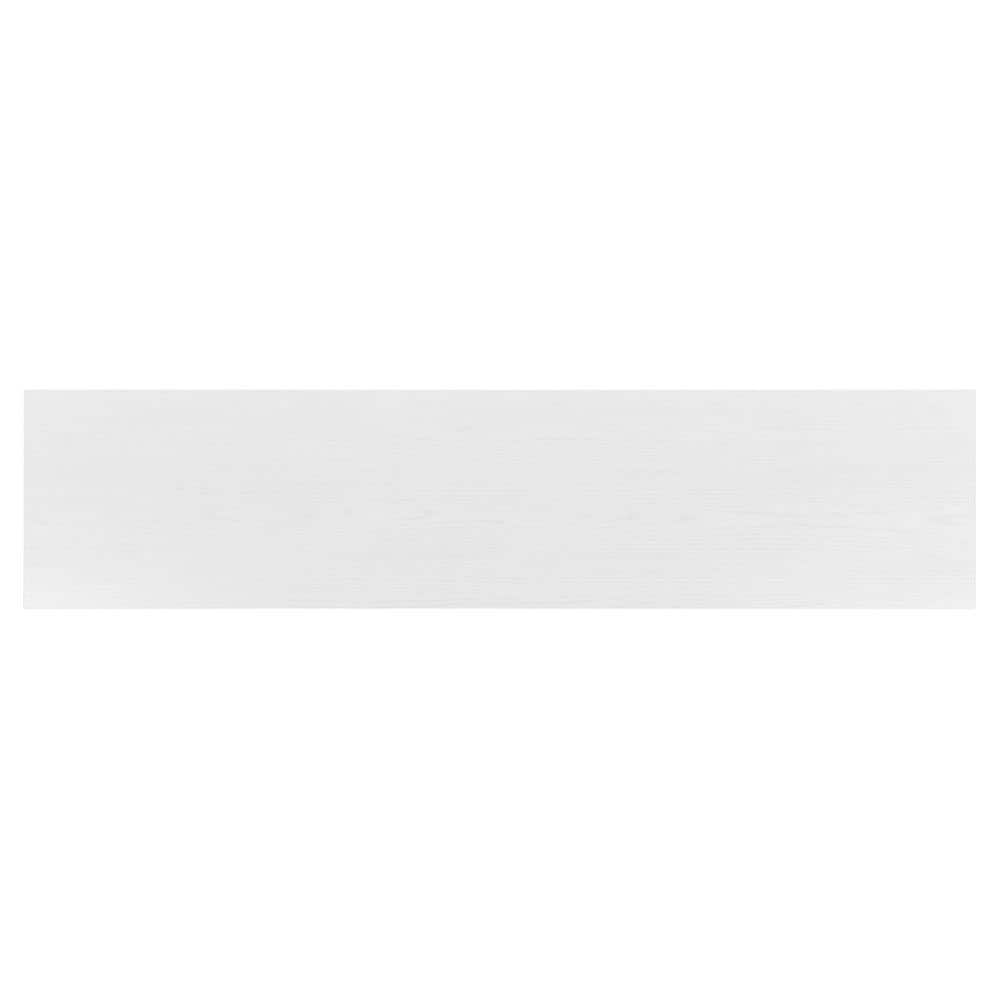 White Rectangular TV Stand with Cabinets for 75" TVs