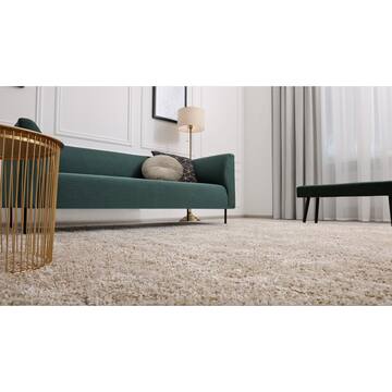 TrafficMaster Caspiana Fiesta Tan 12 ft. Wide x Cut to Length 45 oz. SD Polyester Texture Carpet 52549