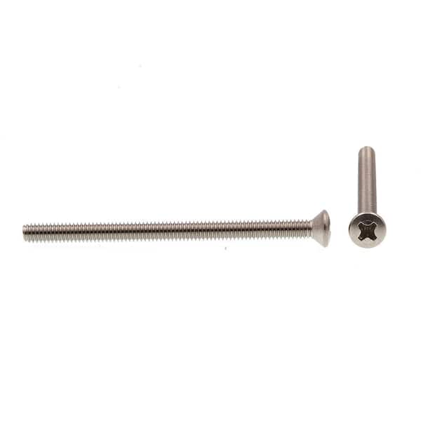 Prime-Line 9010751 Machine Screw Grade 18-8 Stainless Steel Pack of 20 Oval Head Phillips 8-32 X 2-1/2 in 