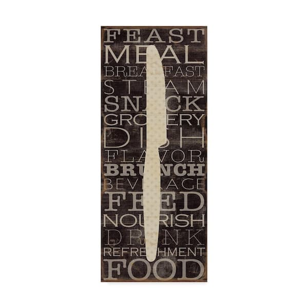 Pela Studio Kitchen Words Iii Canvas Unframed Photography Wall Art 10 in. x 24 in