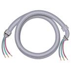 4 ft. 8/2 Ultra-Whip Liquidtight Flexible Non-Metallic PVC Conduit Cable Whip
