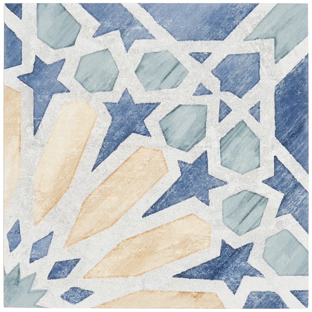 Patras 8x8 Multicolor Matte Porcelain Floor and Wall Tile