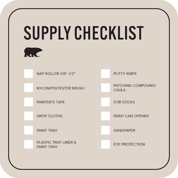 BEHR ULTRA - 1 gal. #N230-1 Castle Beige Extra Durable Eggshell Enamel Interior Paint & Primer