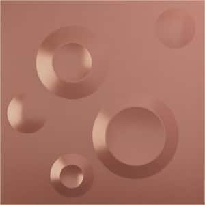Cole Champagne Pink 1/3 in. x 1 ft. x 1 ft. Pink PVC Decorative Wall Paneling 1-Pack